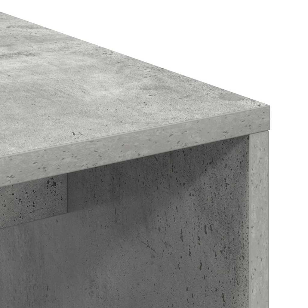 Stalas Betono pilka 102 x 50 x 124 cm Apdirbta mediena
