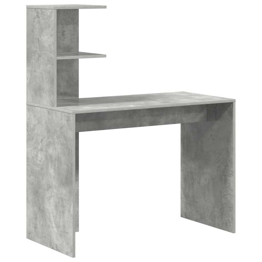 Stalas Betono pilka 102 x 50 x 124 cm Apdirbta mediena