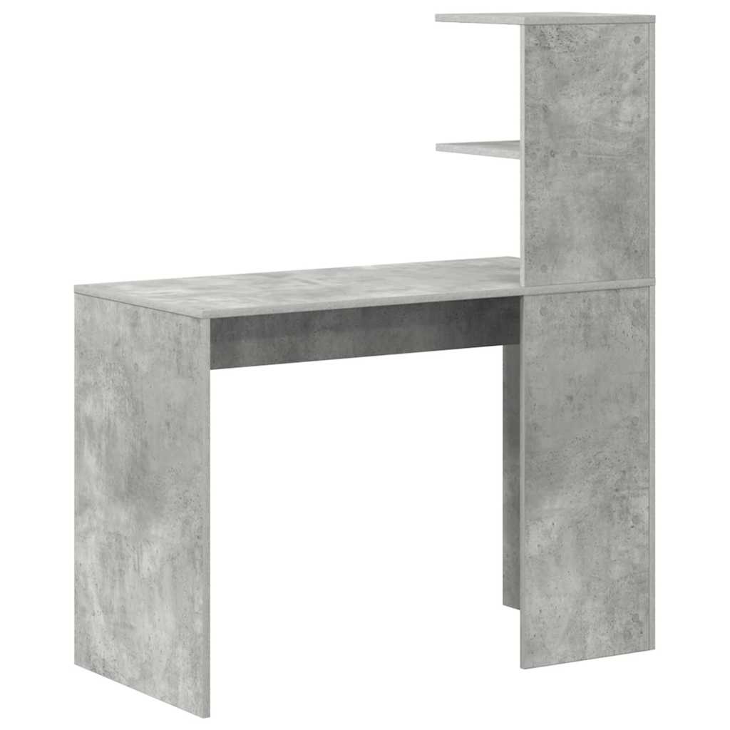 Galds Betona pelēks 102 x 50 x 124 cm Apstrādāta koksne