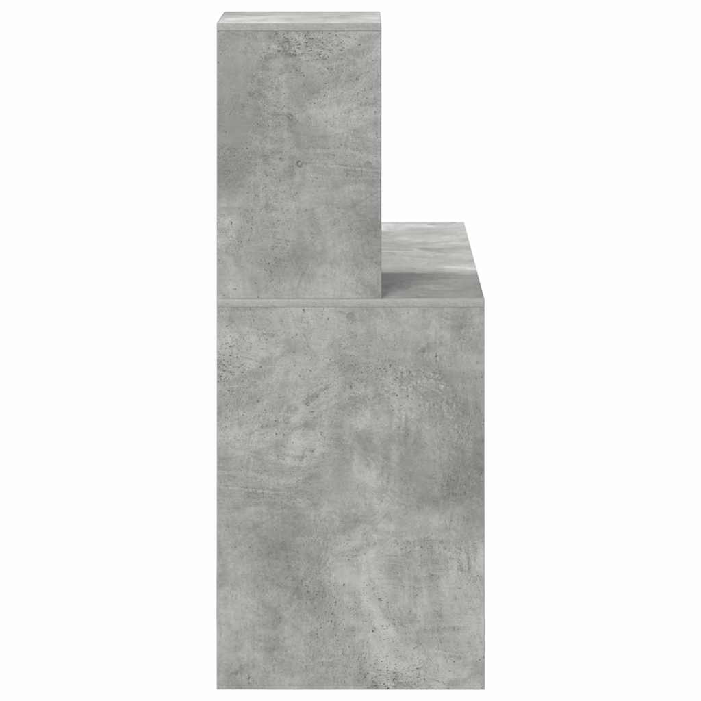 Galds Betona pelēks 102 x 50 x 124 cm Apstrādāta koksne