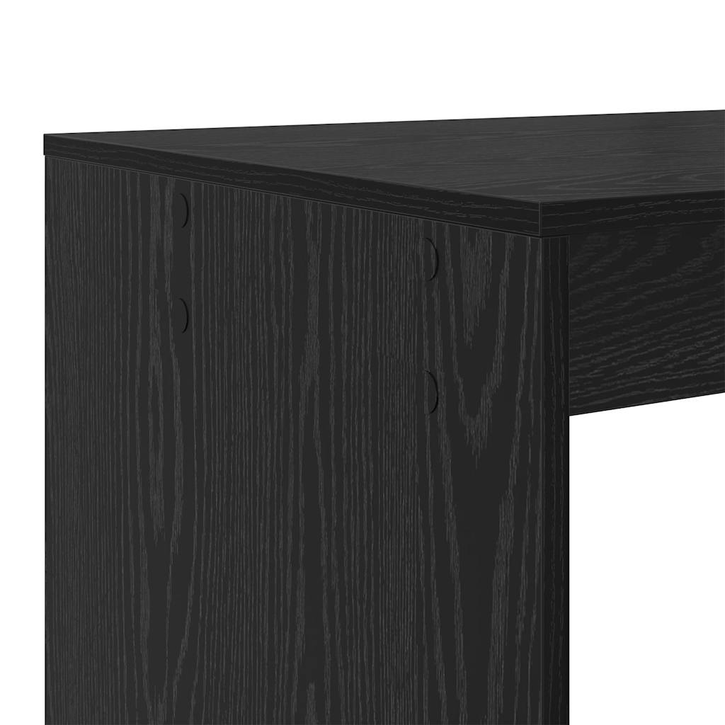 Black oak table 108 x 55 x 103.5 cm Engineered wood