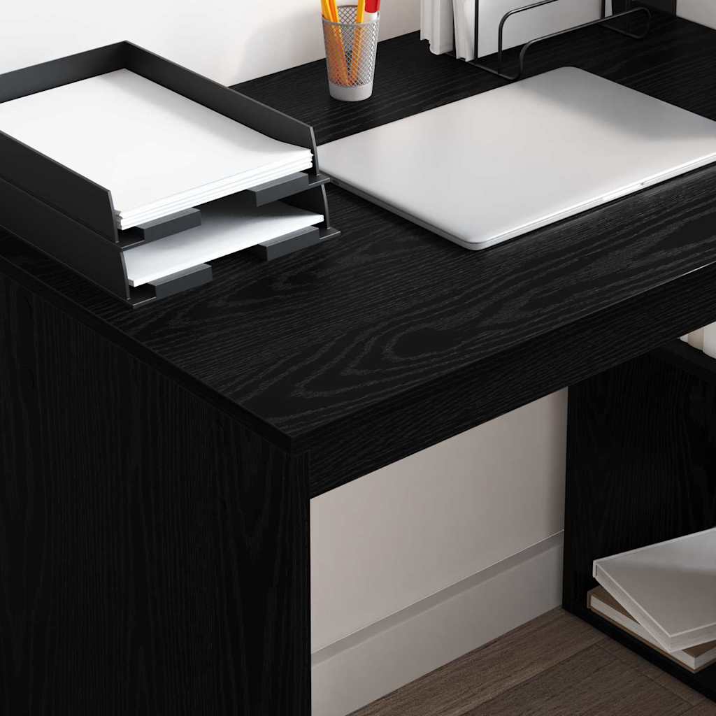 Black oak table 108 x 55 x 103.5 cm Engineered wood