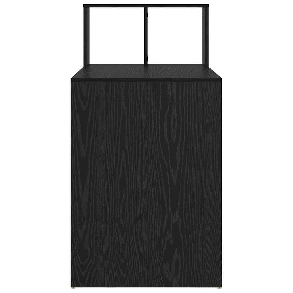 Black oak table 108 x 55 x 103.5 cm Engineered wood