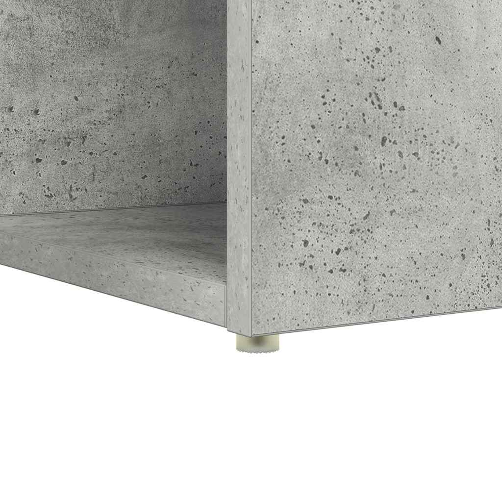 Galds Betona pelēks 108 x 55 x 103,5 cm Apstrādāta koksne