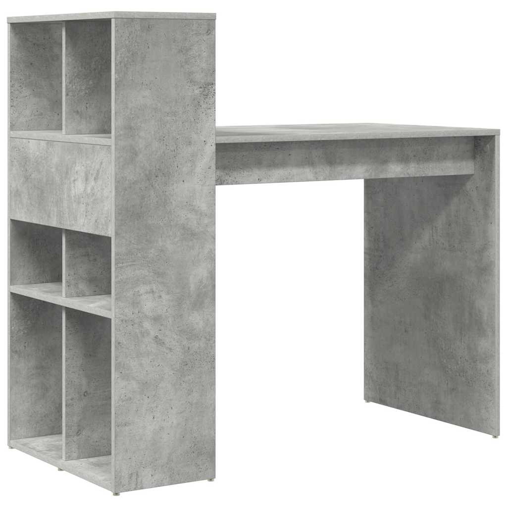 Galds Betona pelēks 108 x 55 x 103,5 cm Apstrādāta koksne