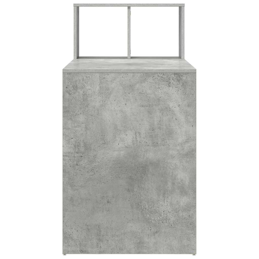 Galds Betona pelēks 108 x 55 x 103,5 cm Apstrādāta koksne