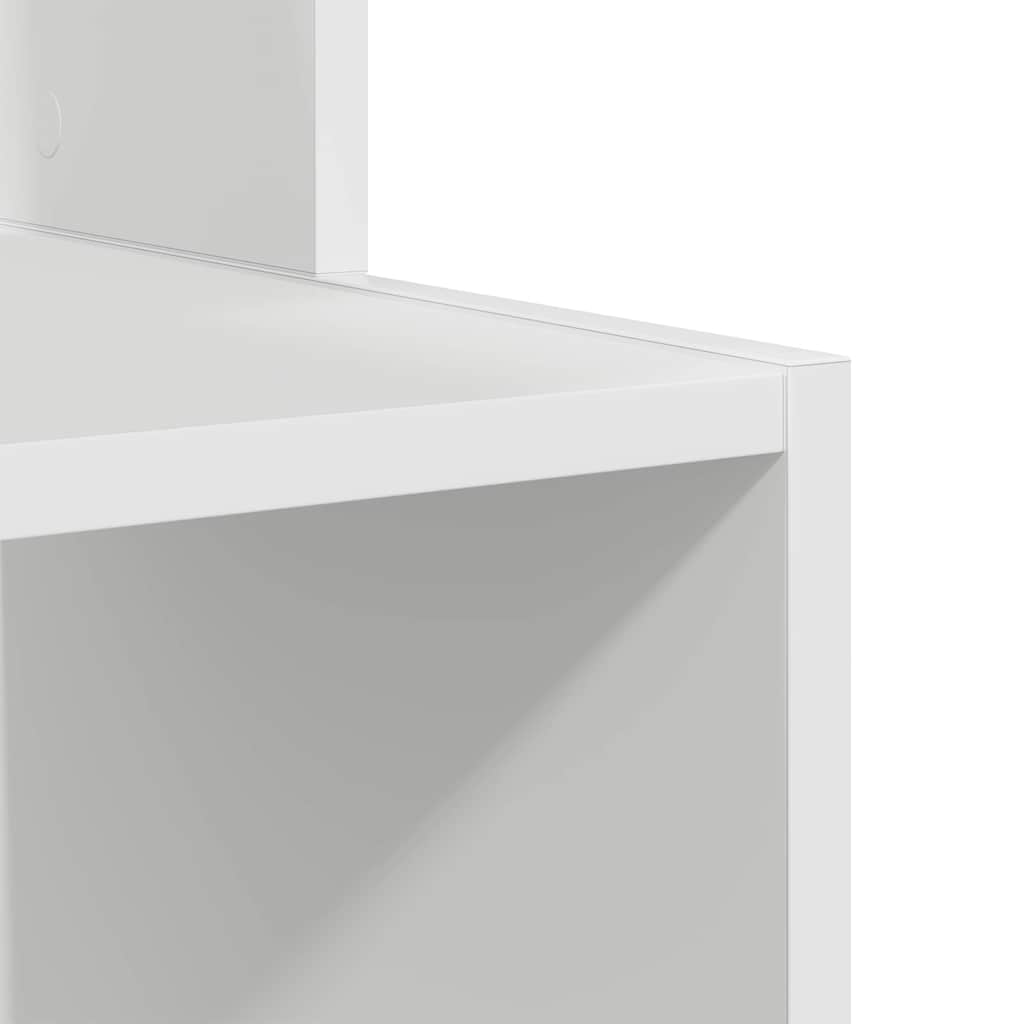 Galds ar plauktu Balts 106 x 40 x 88.5 cm Apstrādāta koksne