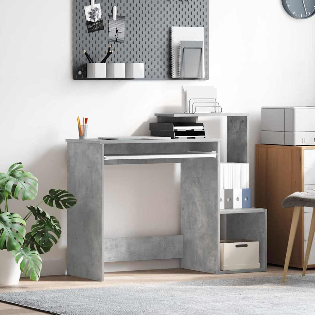 Stalas Betono pilka 106 x 40 x 88.5 cm Apdirbta mediena