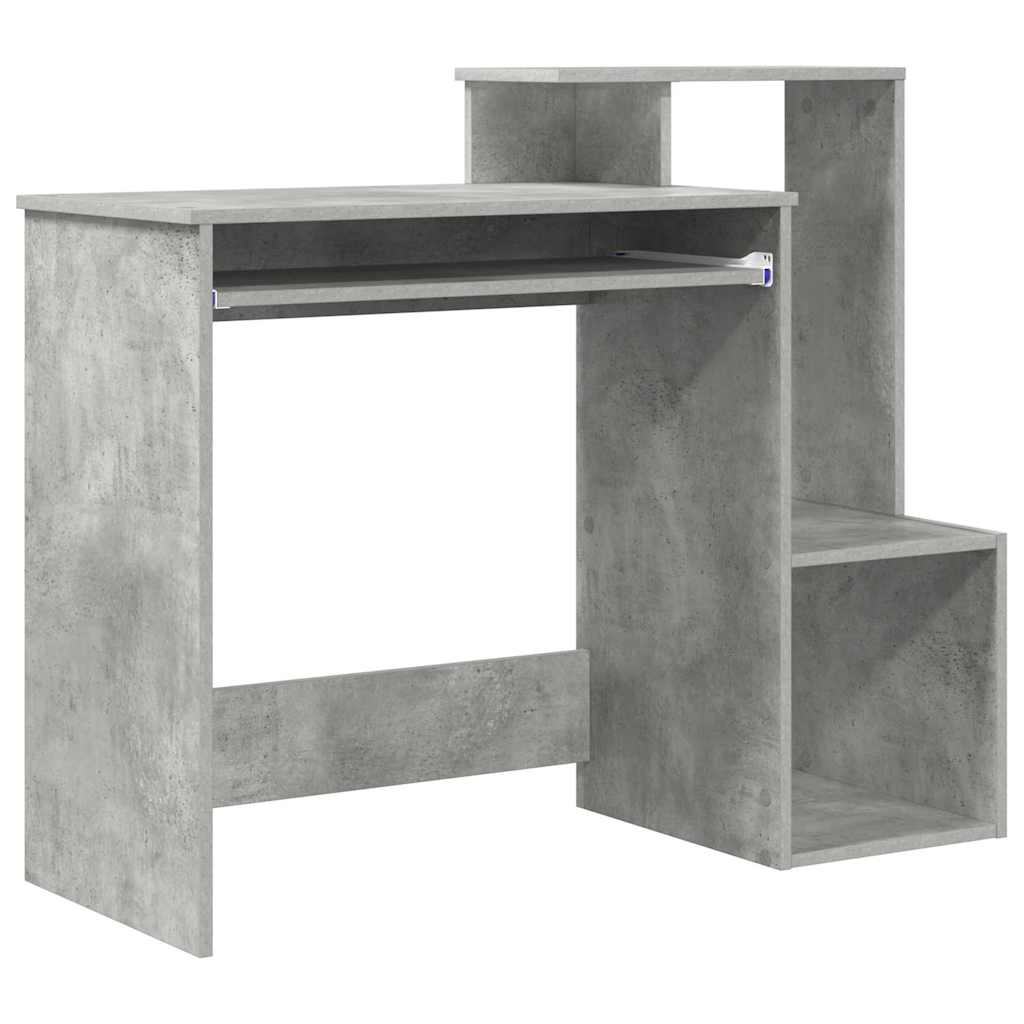 Stalas Betono pilka 106 x 40 x 88.5 cm Apdirbta mediena