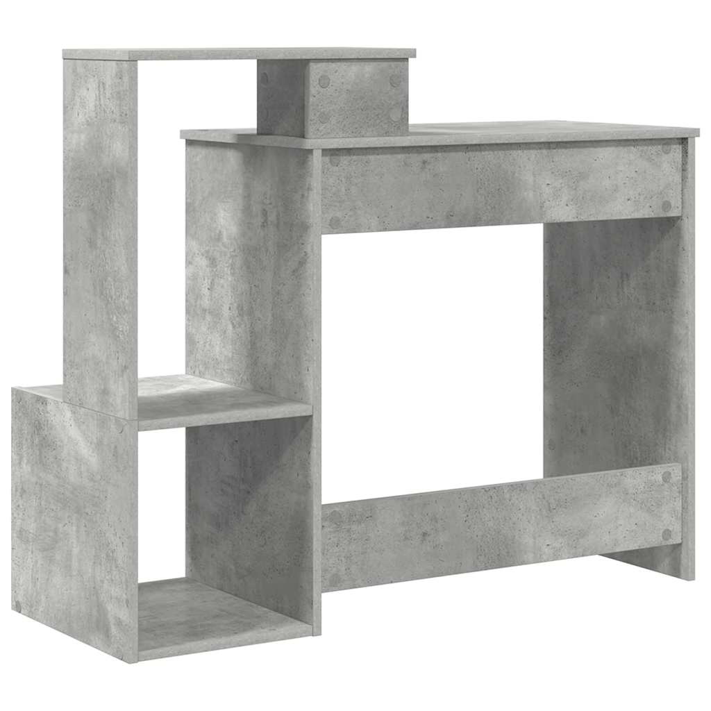Stalas Betono pilka 106 x 40 x 88.5 cm Apdirbta mediena