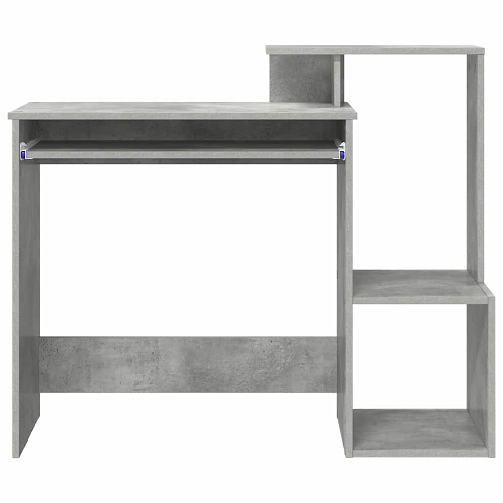 Stalas Betono pilka 106 x 40 x 88.5 cm Apdirbta mediena