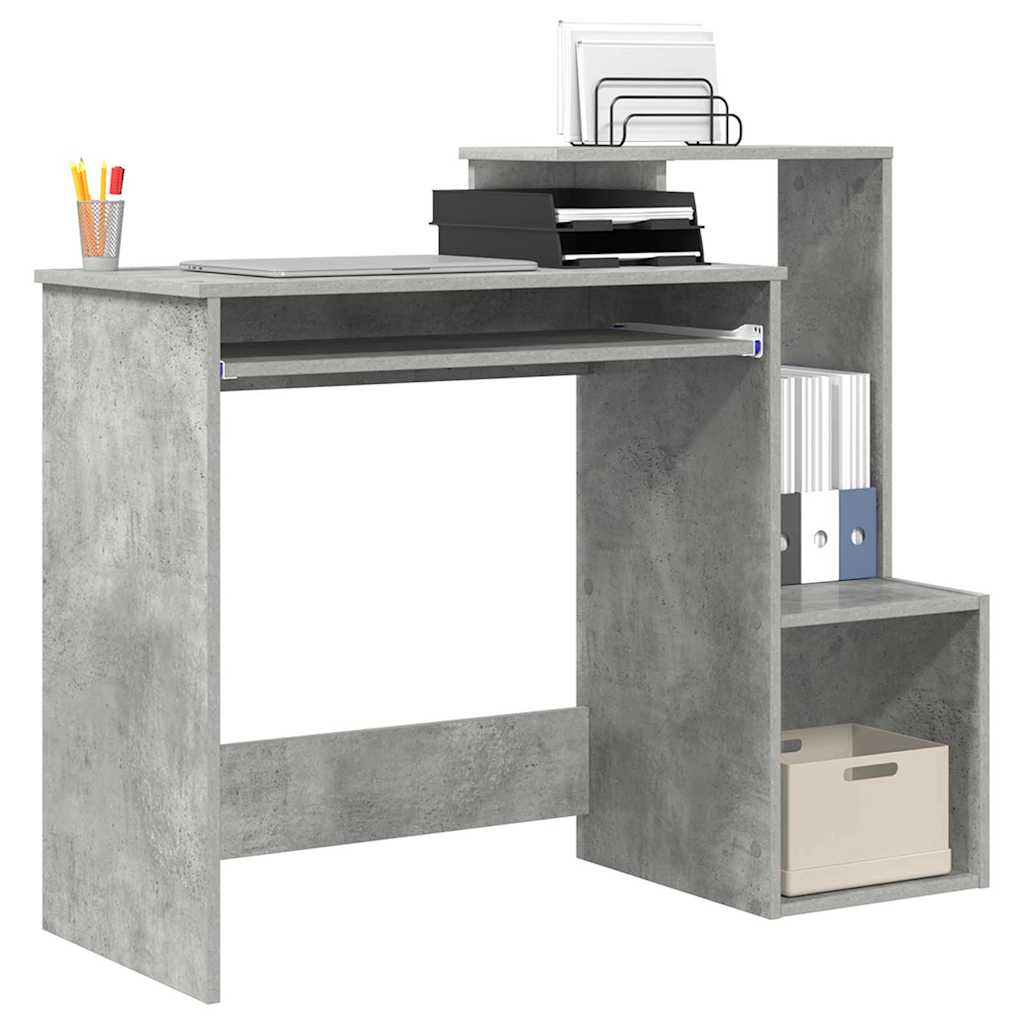 Stalas Betono pilka 106 x 40 x 88.5 cm Apdirbta mediena