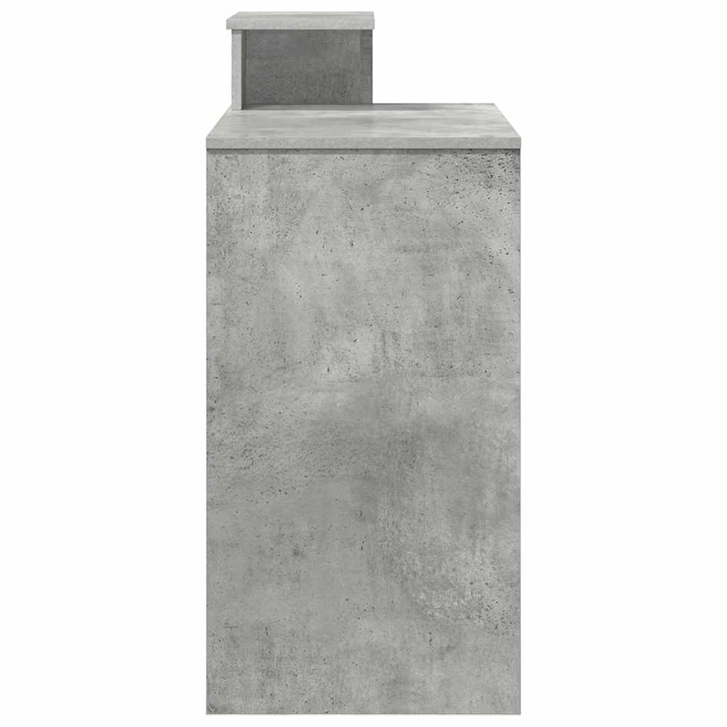 Stalas Betono pilka 106 x 40 x 88.5 cm Apdirbta mediena