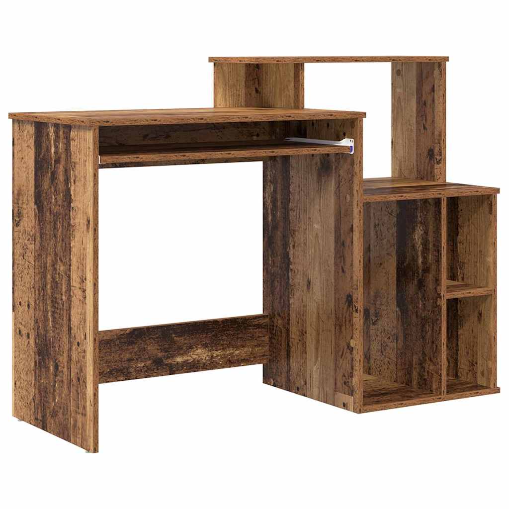 Stalas su saugykla Senovinis medis 120.5 x 44 x 88.5 cm
