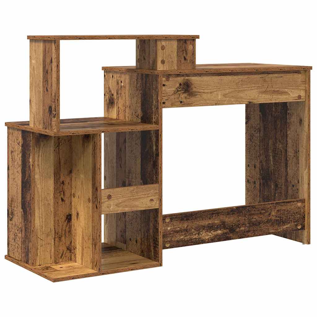 Stalas su saugykla Senovinis medis 120.5 x 44 x 88.5 cm