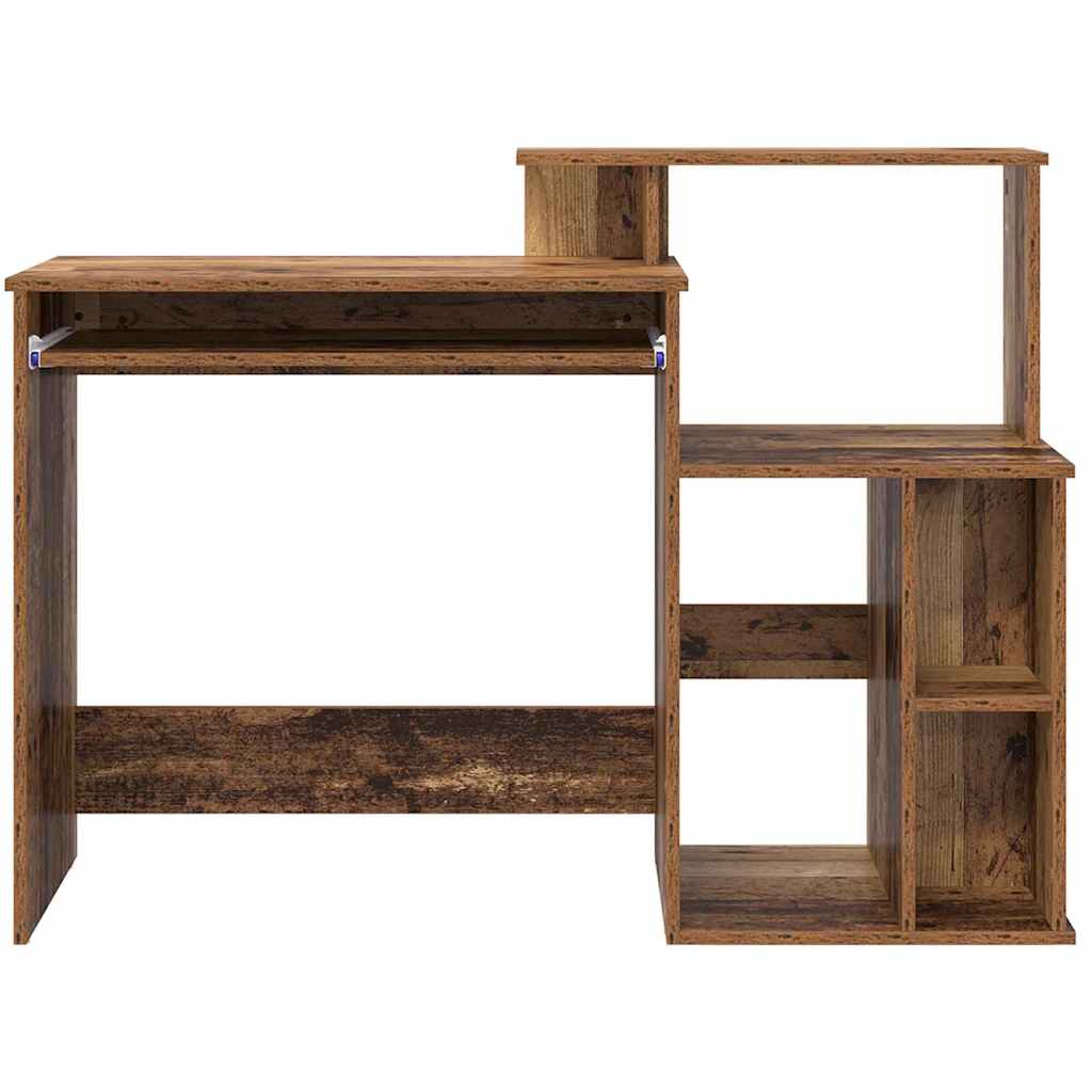 Stalas su saugykla Senovinis medis 120.5 x 44 x 88.5 cm
