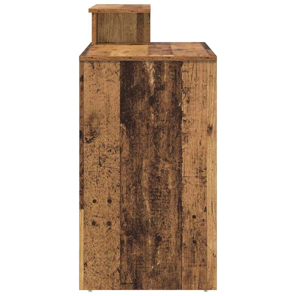 Stalas su saugykla Senovinis medis 120.5 x 44 x 88.5 cm