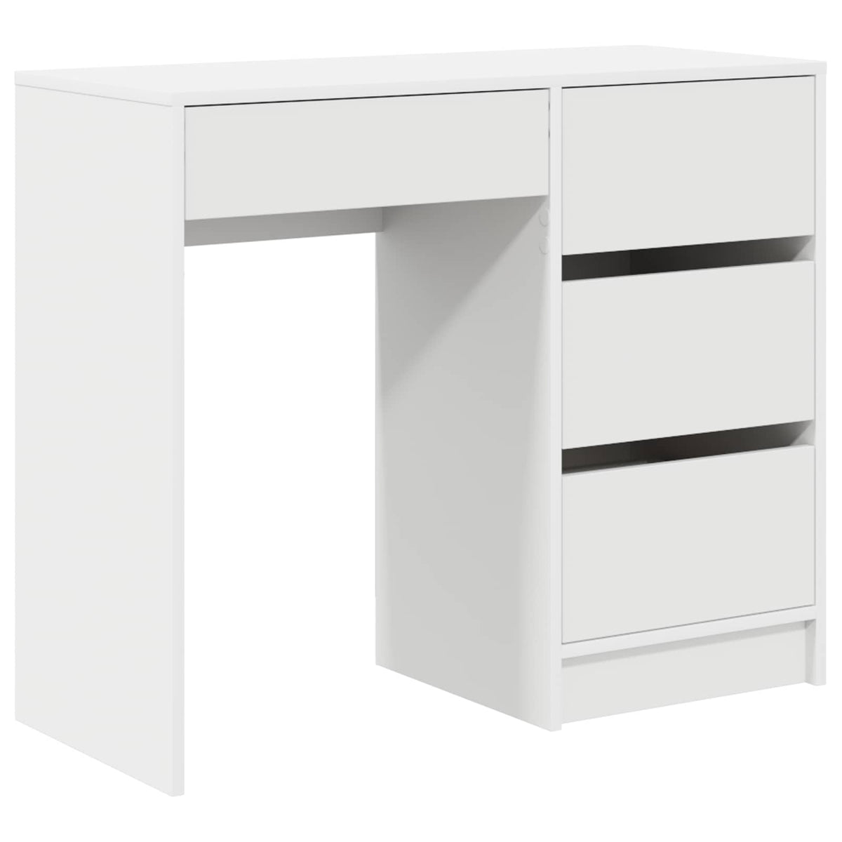 Stalas Balta Apdirbta mediena 90 x 37.5 x 75 cm