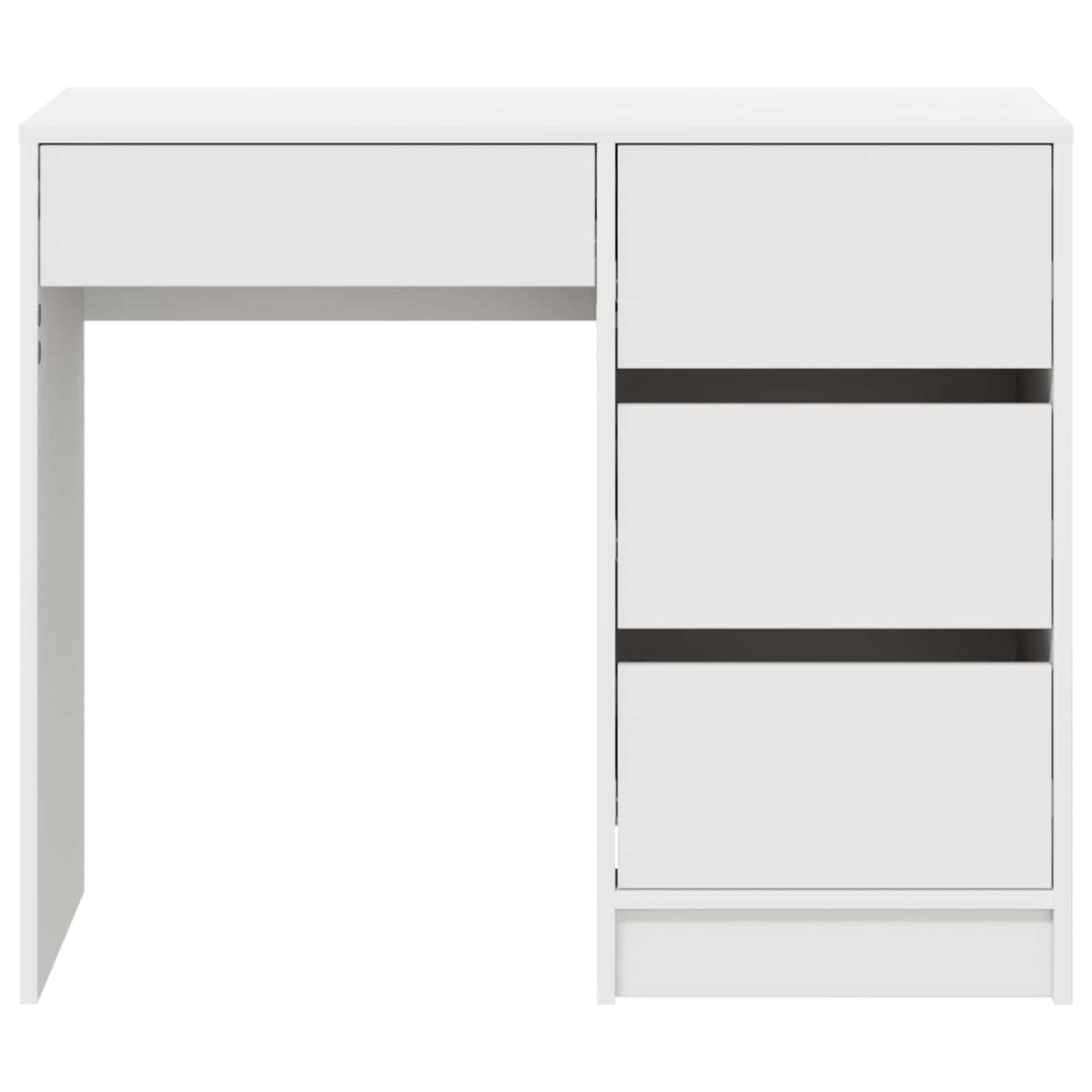 Stalas Balta Apdirbta mediena 90 x 37.5 x 75 cm