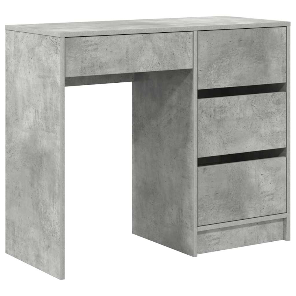 Stalas Betono pilka 90 x 37.5 x 75 cm Apdirbta mediena