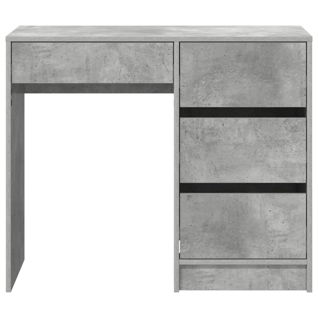 Stalas Betono pilka 90 x 37.5 x 75 cm Apdirbta mediena