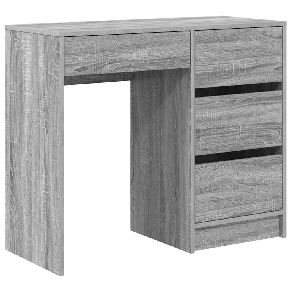 Table Gray Sonoma 90 x 37.5 x 75 cm Engineered Wood