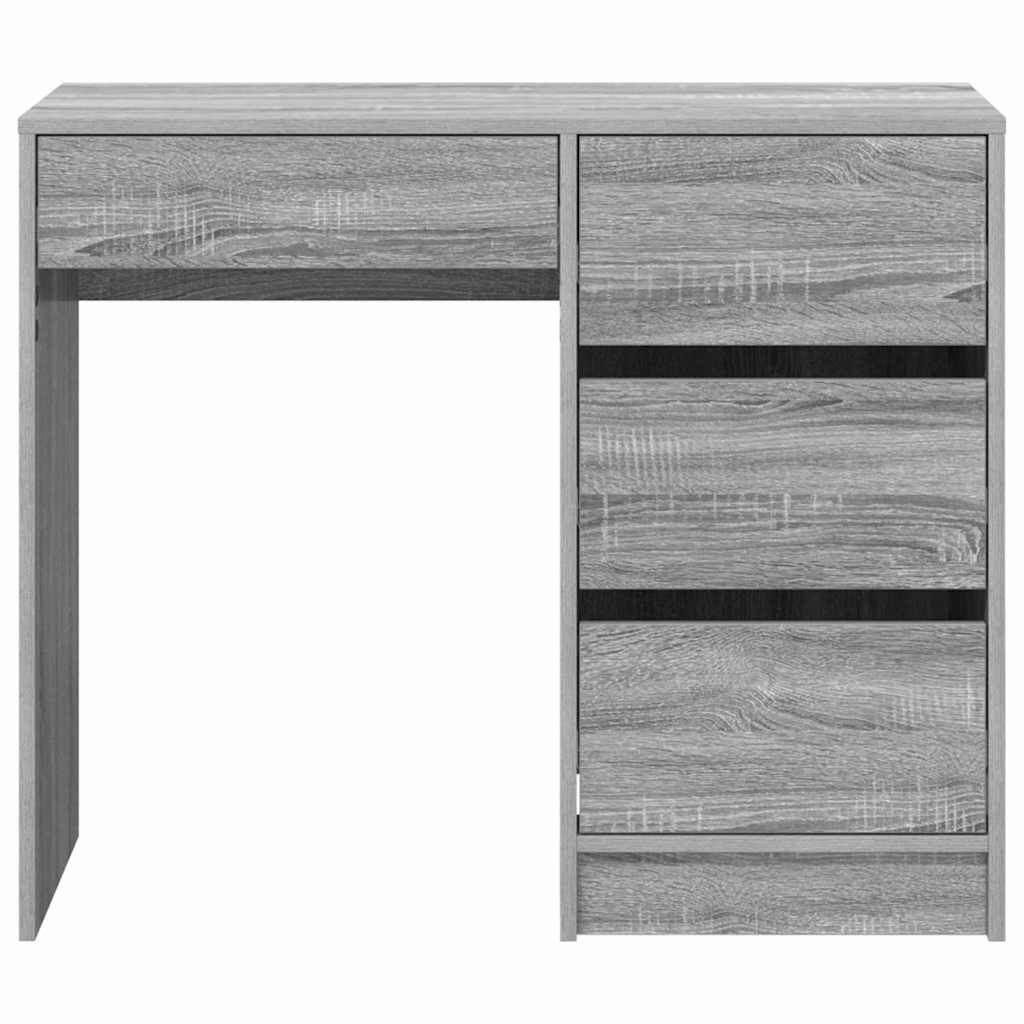 Table Gray Sonoma 90 x 37.5 x 75 cm Engineered Wood