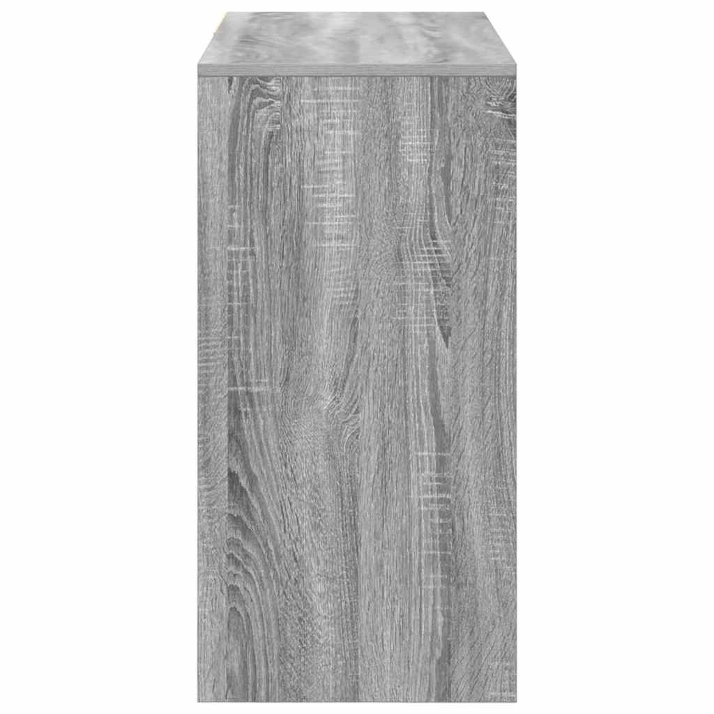 Table Gray Sonoma 90 x 37.5 x 75 cm Engineered Wood