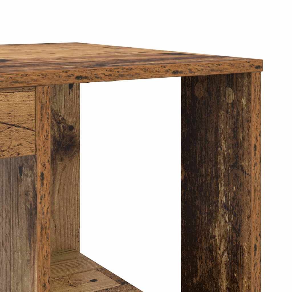 Stalas su saugojimu su lentyna Sena mediena 130 x 50.5 x 75 cm