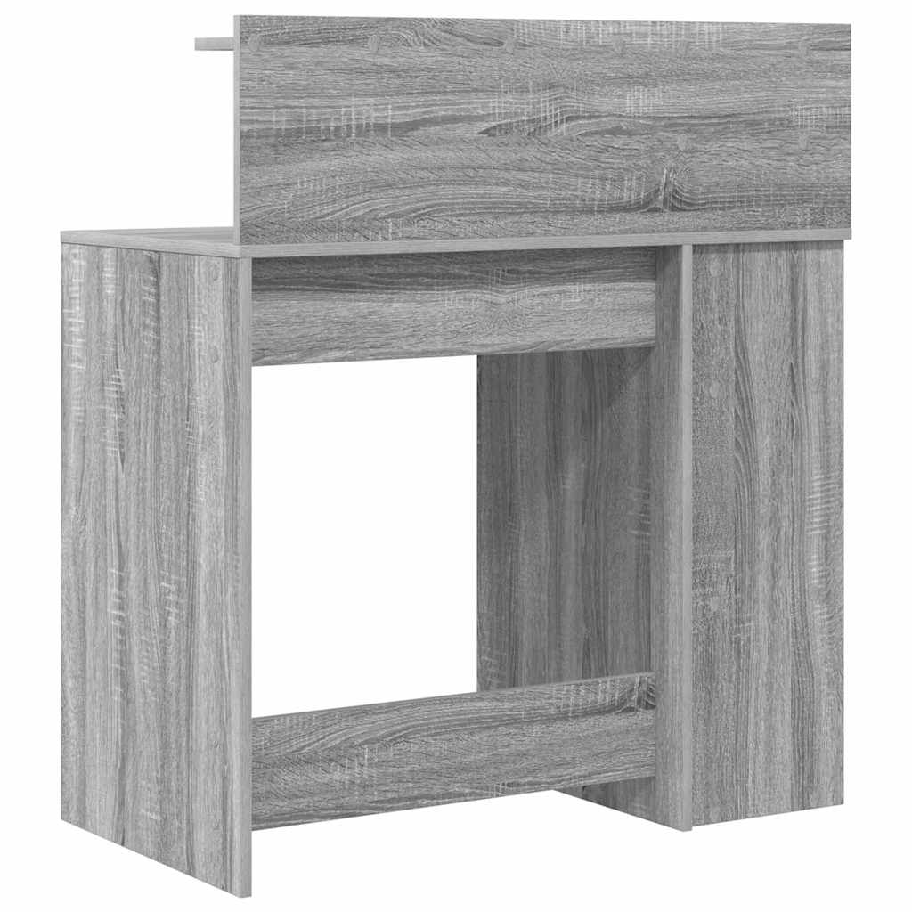 Galds ar uzglabāšanas vietu Pelēks sonoma ozols 90 x 48 x 101.5 cm