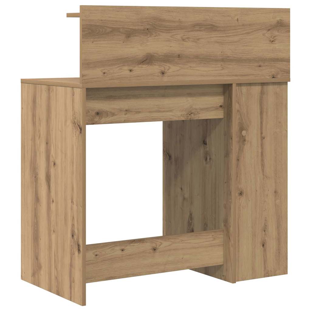 Table with storage artisan oak 90 x 48 x 101.5 cm