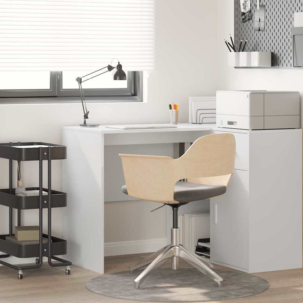 Galds ar plauktu Balts 102 x 50 x 75 cm Apstrādāta koksne