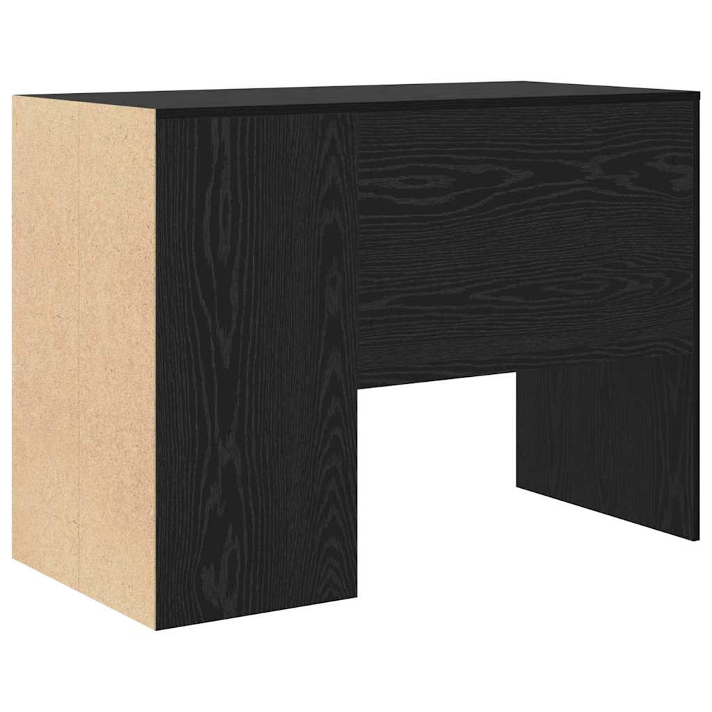 Black oak table 102 x 50 x 75 cm Engineered wood