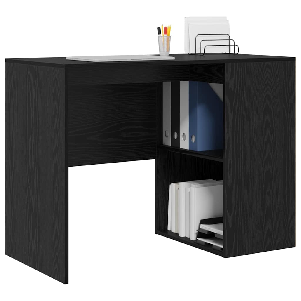 Black oak table 102 x 50 x 75 cm Engineered wood