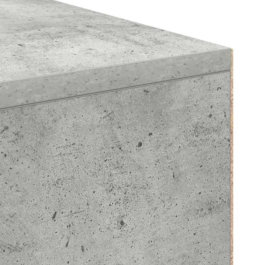 Table Concrete grey 102 x 50 x 75 cm Engineered wood