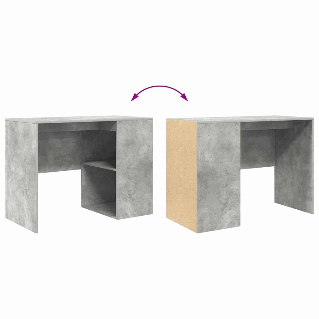 Table Concrete grey 102 x 50 x 75 cm Engineered wood