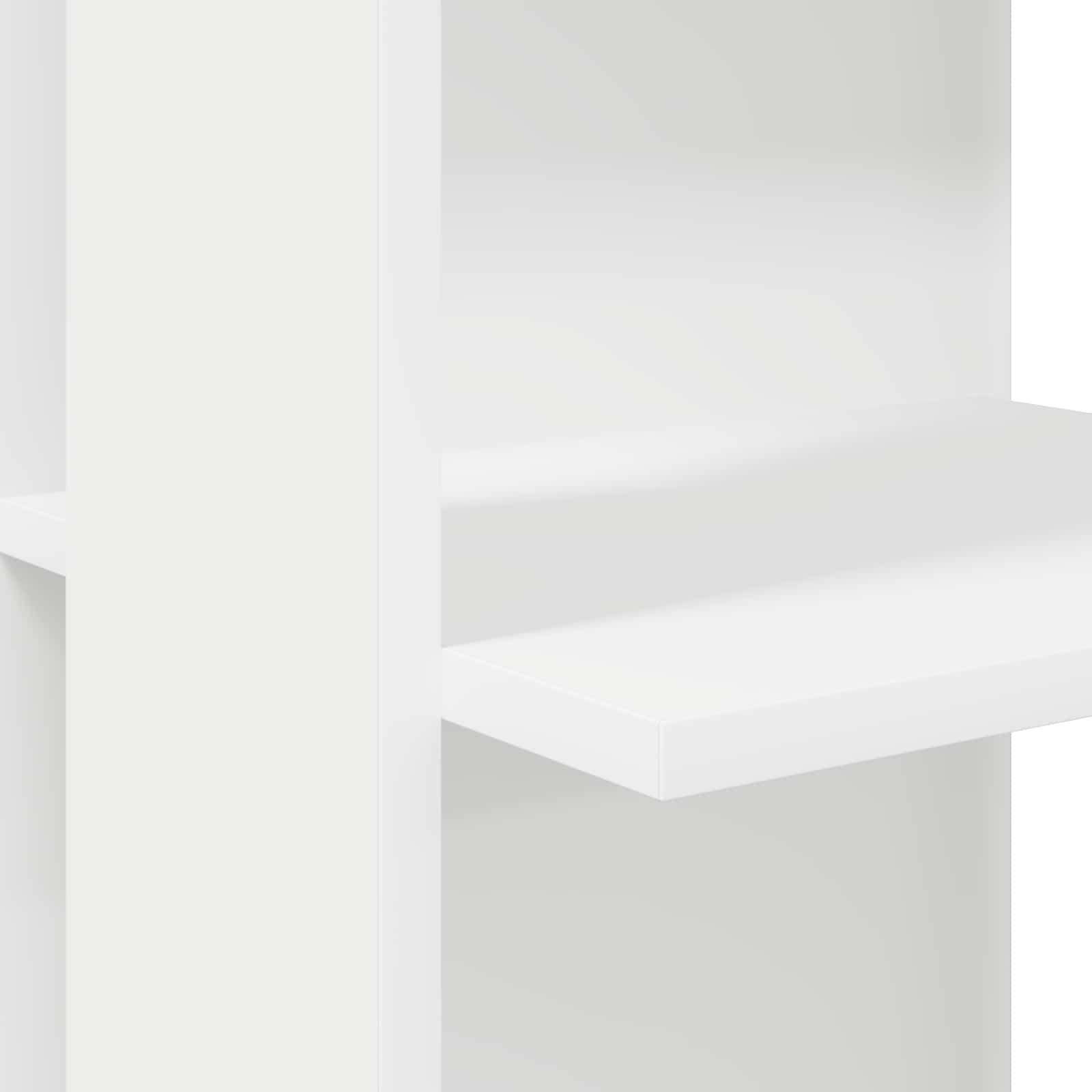 Kampinis stalas su laikymo sistema Balta 140 x 113.5 x 75 cm