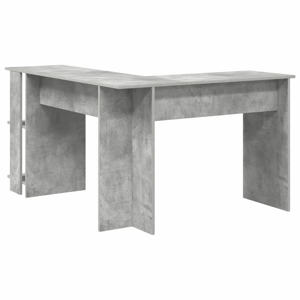 Kampinis rašomasis stalas Betono pilka 140 x 113,5 x 75 cm