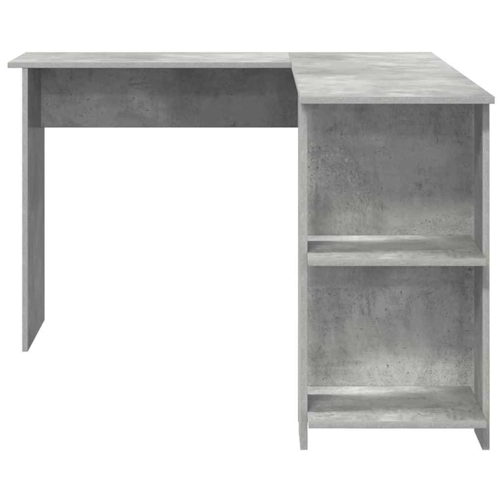 Kampinis rašomasis stalas Betono pilka 140 x 113,5 x 75 cm