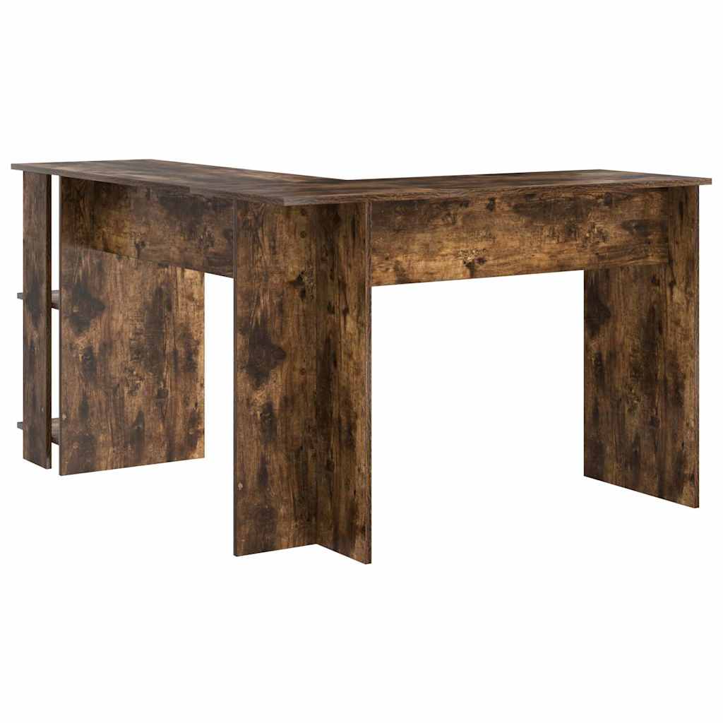 Corner Desk Smoked Oak 140 x 113.5 x 75 cm