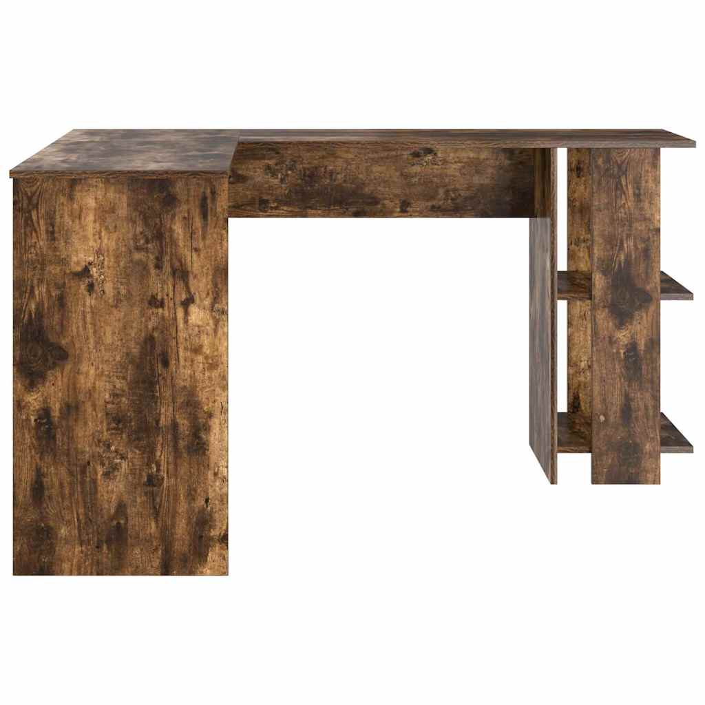 Corner Desk Smoked Oak 140 x 113.5 x 75 cm