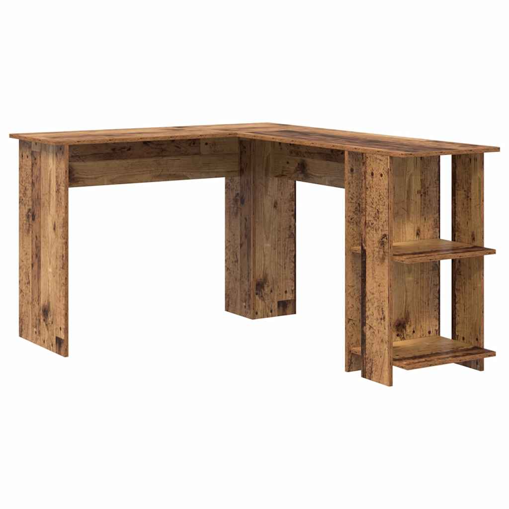 Kampinis rašomasis stalas Senovinis medis 140 x 113,5 x 75 cm