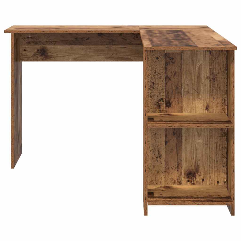 Kampinis rašomasis stalas Senovinis medis 140 x 113,5 x 75 cm