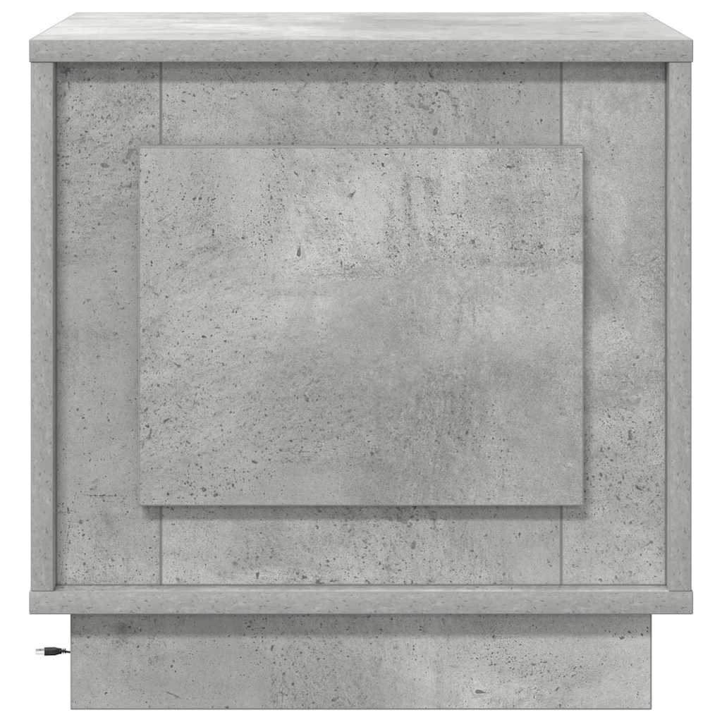 Šalia lovos spintelė 2 pcs Betono pilka 44 x 34,5 x 45 cm