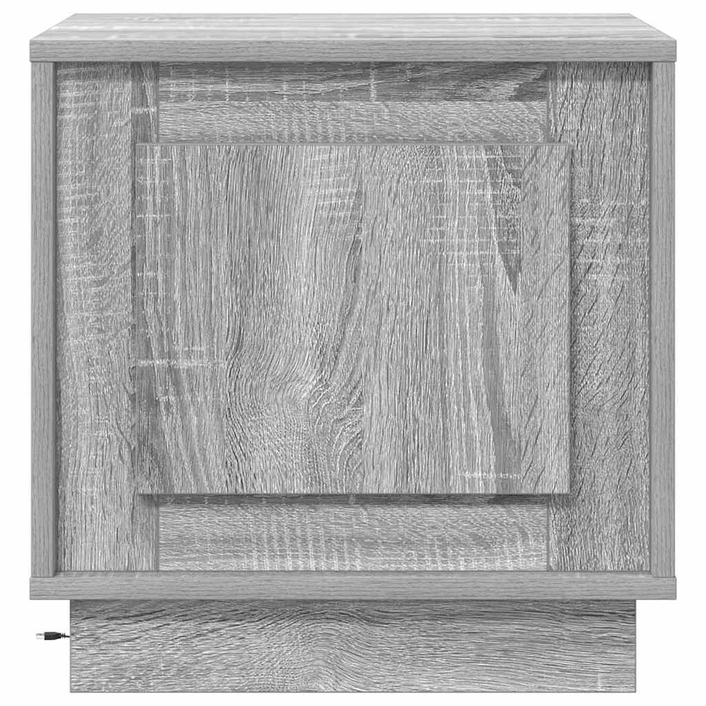Šalia lovos spintelė 2 pcs Pilka 44 x 34,5 x 45 cm