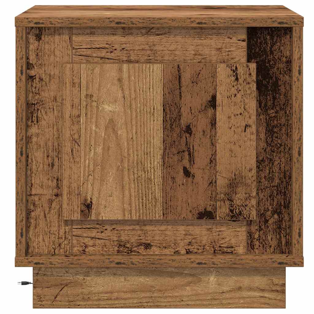 Šalia lovos spintelė 2 pcs Senas medis 44 x 34,5 x 45 cm