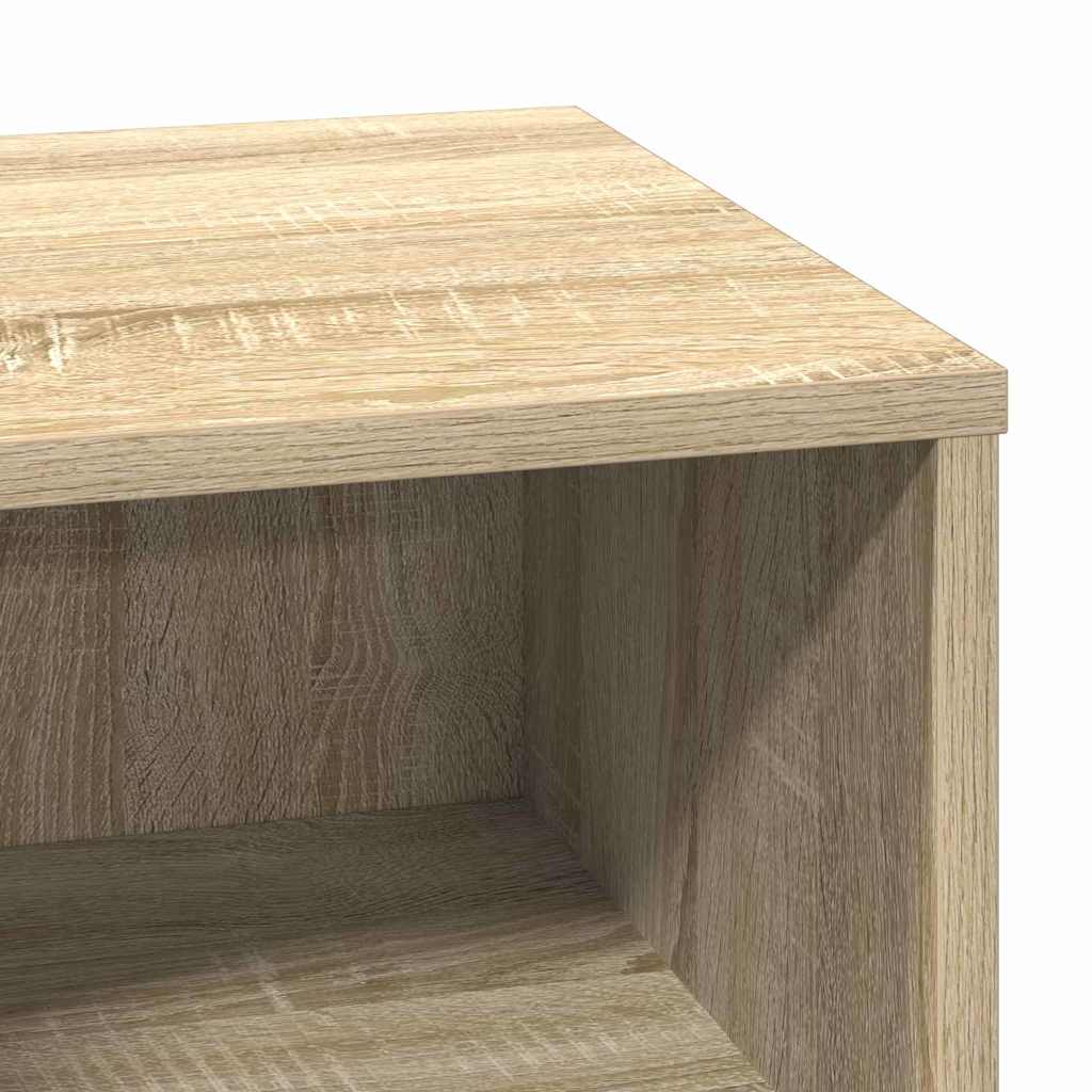 Bedside cabinet with 2 pcs Sonoma oak 50 x 34.5 x 50 cm