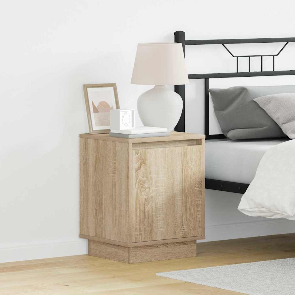 Bedside cabinet with Sonoma oak 39 x 34.5 x 50 cm