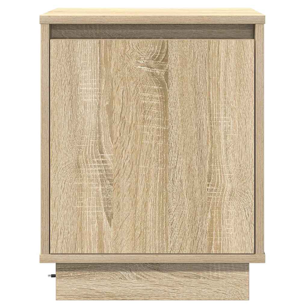 Bedside cabinet with Sonoma oak 39 x 34.5 x 50 cm