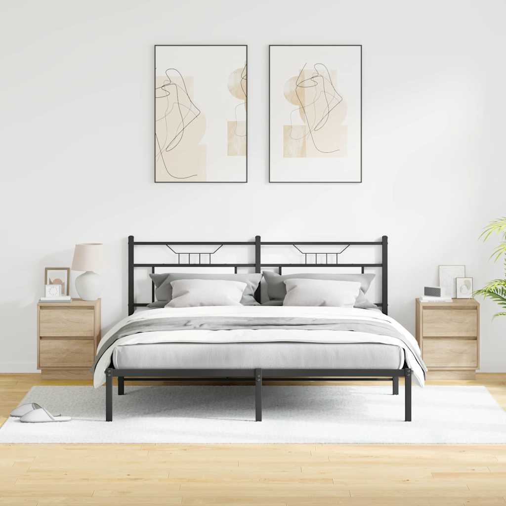 Šalia lovos spintelė 2 pcs Sonoma ąžuolas 39 x 34,5 x 50 cm